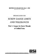 BS 919-1:1960 BS 919-1:1960