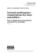 BS PAS 23-1 BS PAS 23-1