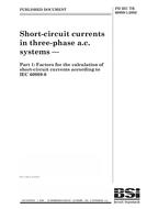 BS PD IEC TR 60909-1 BS PD IEC TR 60909-1