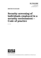 BS 7858:2006 BS 7858:2006