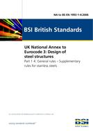 BS NA TO EN 1993-1-4 BS NA TO EN 1993-1-4