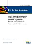 BS DD IEC/TS 62351-5:2009 BS DD IEC/TS 62351-5:2009