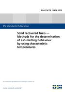 BS PD CEN/TR 15404 BS PD CEN/TR 15404