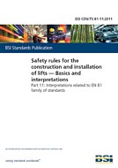 BS DD CEN/TS 81-11 BS DD CEN/TS 81-11