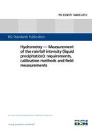 BS PD CEN/TR 16469 BS PD CEN/TR 16469