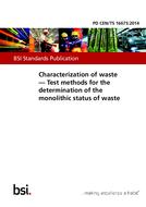 BS PD CEN/TS 16675:2014 BS PD CEN/TS 16675:2014