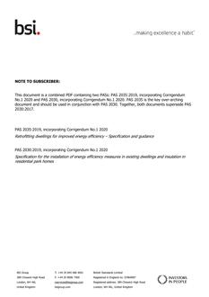 BS PAS 2035/2030:2019, ONLINE – 1 LICENCE BS PAS 2035/2030:2019, ONLINE - 1 LICENCE