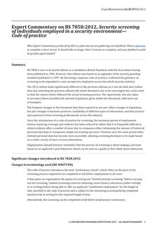 BS 7858:2012 EXCOMM (FIRE) BS 7858:2012 EXCOMM (FIRE)