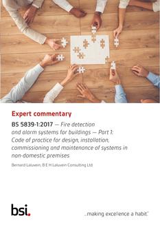 BS 5839-1 EXCOMM BS 5839-1 EXCOMM