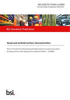 BS DD CEN/TS 15901-6:2009 BS DD CEN/TS 15901-6:2009