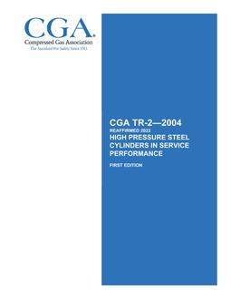 CGA TR-2 (R2022) CGA TR-2 (R2022)