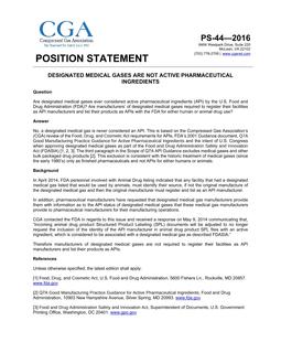 CGA PS-44 (R2022) CGA PS-44 (R2022)