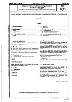 DIN 15185-1 DIN 15185-1