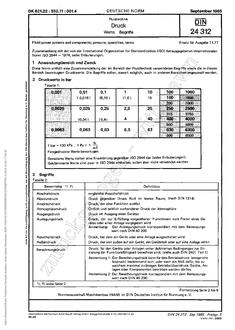 DIN 24312 DIN 24312