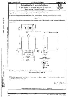 DIN 43857-1 DIN 43857-1