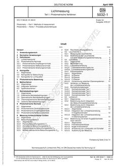 DIN 5032-1 DIN 5032-1