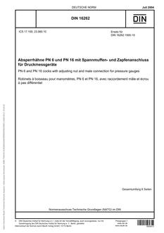 DIN 16262 DIN 16262