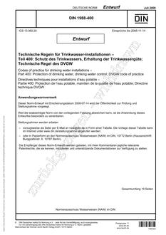 DIN 1988-400 – DRAFT DIN 1988-400 - DRAFT
