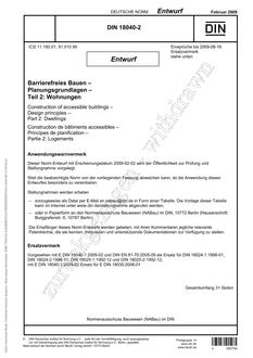 DIN 18040-2 – DRAFT DIN 18040-2 - DRAFT