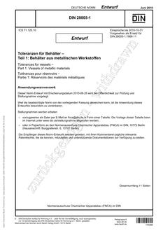 DIN 28005-1 – DRAFT DIN 28005-1 - DRAFT