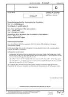 DIN 58143-1 - DRAFT