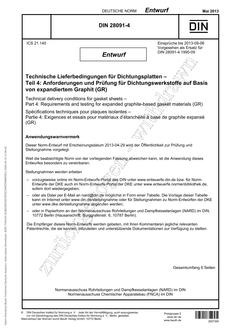 DIN 28091-4 - DRAFT