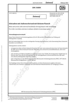 DIN 34800 – DRAFT DIN 34800 - DRAFT