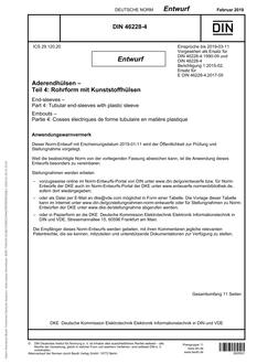 DIN 46228-4 - DRAFT