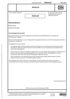 DIN 8164 – DRAFT DIN 8164 - DRAFT