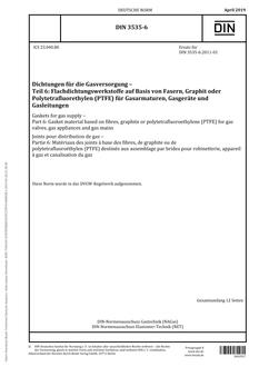 DIN 3535-6 DIN 3535-6