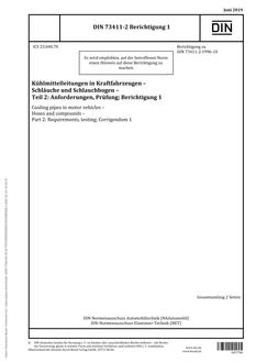 DIN 73411-2 Corrigendum 1 DIN 73411-2 Corrigendum 1