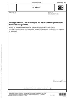 DIN 86103 DIN 86103