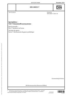 DIN 18035-7 DIN 18035-7