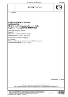DIN CEN/TS 17413 DIN CEN/TS 17413