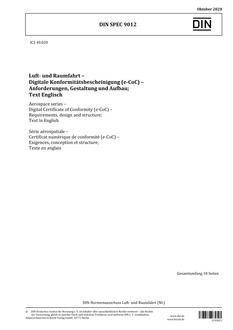 DIN SPEC 9012 DIN SPEC 9012