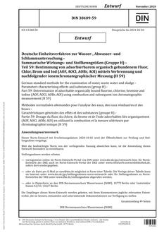 DIN 38409-59 – DRAFT DIN 38409-59 - DRAFT