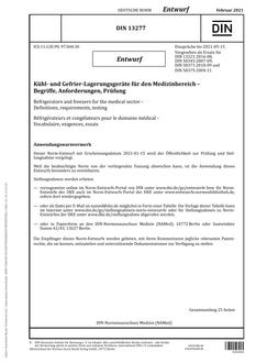 DIN 13277 – DRAFT DIN 13277 - DRAFT