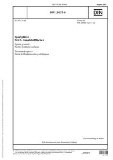 DIN 18035-6 DIN 18035-6