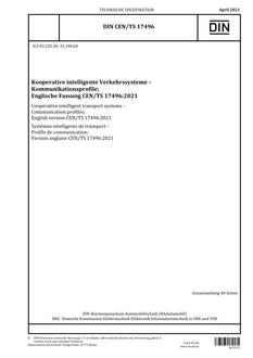 DIN CEN/TS 17496 DIN CEN/TS 17496