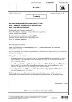 DIN 199-1 - DRAFT