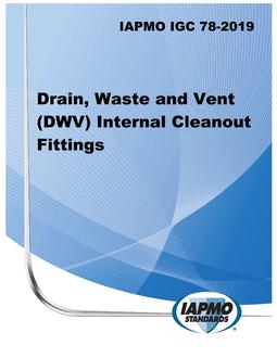 IAPMO IGC 78 IAPMO IGC 78