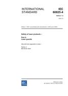 IEC 60825-4 Ed. 1.2 en:2003 IEC 60825-4 Ed. 1.2 en:2003