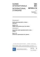 IEC 60745-2-14 Amd.1 Ed. 2.0 b:2006