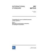 IEC 60770-3 Ed. 1.0 en:2006