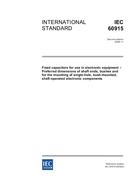 IEC 60915 Ed. 2.0 en:2006