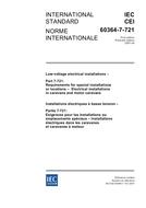 IEC 60364-7-721 Ed. 1.0 b:2007 IEC 60364-7-721 Ed. 1.0 b:2007