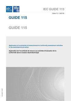 IEC GUIDE 115 Ed. 1.0 b:2007 IEC GUIDE 115 Ed. 1.0 b:2007