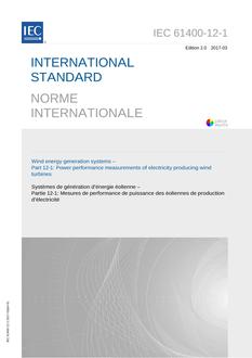 IEC 61400-12-1 Ed. 2.0 b:2017 IEC 61400-12-1 Ed. 2.0 b:2017
