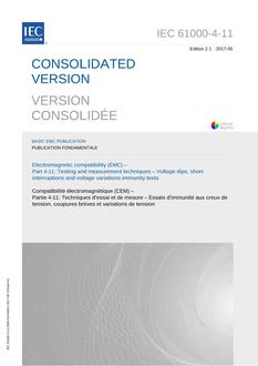 IEC 61000-4-11 Ed. 2.1 b:2017