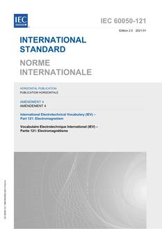 IEC 60050-121 Amd.4 Ed. 2.0 b:2021 IEC 60050-121 Amd.4 Ed. 2.0 b:2021